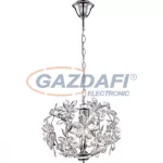   GLOBO 5133 JULIANA Csillár , 60W , E27 , króm , akril kristályok