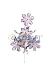 GLOBO 5147 PURPLE Falikar króm,akril lila virág ,LxBxH:235x130x330, AL:255, exkl. 1xE14 40W 230V