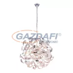  GLOBO 51505-4H FALLA Függeszték króm szalagokból. Ø:500, H:1250, exkl. 4xE14 40W 230V