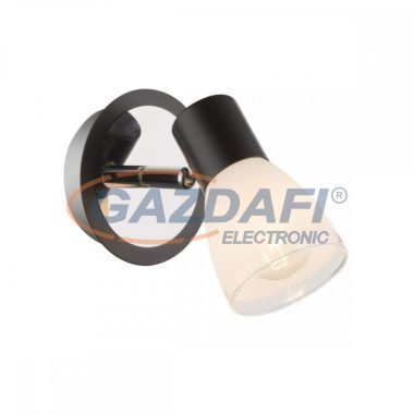 GLOBO 541012-1 Virunga Fali lámpa, 40W, E14, króm, fém fekete, üveg