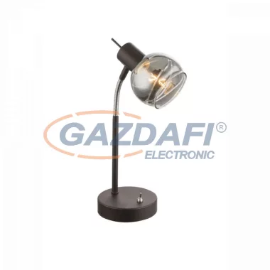 GLOBO 54347-1T Isla Asztali lámpa, LED 4W, E14, 3000 K, 196 Lm, bronz, üveg