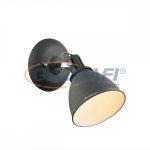   GLOBO 54646-1 Jonas Fali lámpa, 40W, E14, szürke, króm, fém fehér