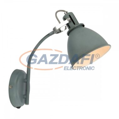 GLOBO 54646-1W JONAS Fali lámpa, 40W, E14, szürke, króm, fém fehér