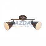   GLOBO 54647-2 Giorgio Mennyezeti lámpa, 40W, 2x E14, rozsda hatású, fém fehér