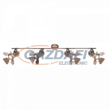 GLOBO 54650-4 EGON Mennyezeti lámpa, 50W, 4x GU10, rozsda hatású