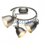   GLOBO 54651-3 HERNAN Mennyezeti lámpa, 40W, 3x E14, antik ezüst