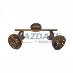   GLOBO 54652-2 CELINE Mennyezeti lámpa, 25W, 2x E14, rozsda hatású