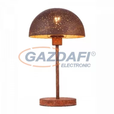 GLOBO 54652T CELINE Asztali lámpa, 40W, E27, rozsda hatású, textil kábel