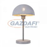   GLOBO 54653T FABIAN Asztali lámpa, 40W, E27, fémszürke, textilkábel