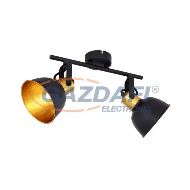 GLOBO 54655-2 FILLO Spot fém fekete-arany. LxH:300x190, exkl. 2xE14 40W 230V