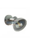 GLOBO 54658-1 DAISY Fali lámpa, 40W, E14, szürke, króm, üveg