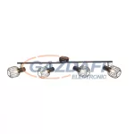   GLOBO 54801-4 Akin Mennyezeti lámpa, 40W, 4x E14, bronz, króm
