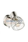 GLOBO 54809-1 TEXAS Fali lámpa, 40W, E14, nikkel matt, króm