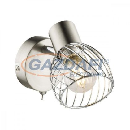   GLOBO 54809-1 TEXAS Fali lámpa, 40W, E14, nikkel matt, króm