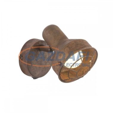 GLOBO 54810-1 TYCHO Fali lámpa, 15W, E14, rozsda hatású