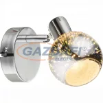   GLOBO 54845-1 KOBY Fali lámpa, 40W, E14, króm, 3D hatású üveg