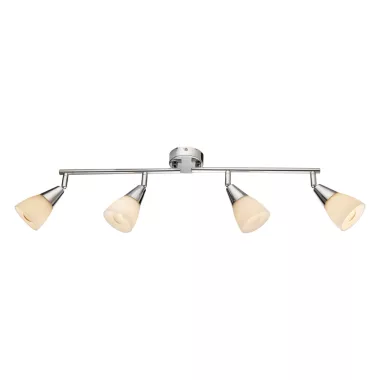 GLOBO 54919-4 TADEUS Mennyezeti lámpa, 40W, 4x E14, króm, üveg