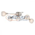   GLOBO 54987-5 CALIFORNIA Mennyezeti lámpa, 40W, 5x E14, nikkel matt, üveg