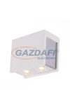 GLOBO 55010-2D CHRISTINE Mennyezeti lámpa, 25W, GU10, IP20, gipsz, króm / fehér