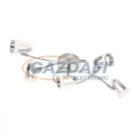   GLOBO 56006-5 RODRIK Mennyezeti lámpa, 5x LED 4W, 3000 K, 5x 250 Lm, króm, nikkel matt, műanyag