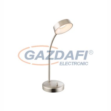 GLOBO 56132T Abril Asztali lámpa, LED 4,5W, 3000 K, 240 Lm, nikkel matt, műanyag