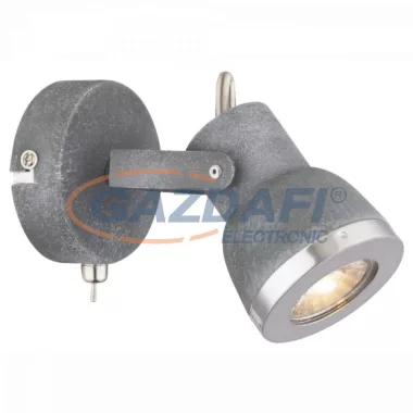 GLOBO 57000-1 Sabinyo Fali lámpa, 50W, GU10, kő optika, króm GLOBO 57000-1 Sabinyo Fali lámpa, 50W, GU10, kő optika, króm