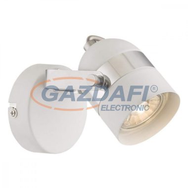 GLOBO 57353-1 CALGARY Fali lámpa, LED 5W, GU10, 3000 K, 290 Lm, fém fehér, króm