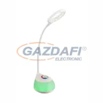   GLOBO 58257 NELE Asztali lámpa, LED 3W, /RGB LED 1,4W/, 5500K RGB, 160 Lm, műanyag