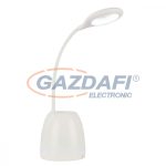   GLOBO 58324 MARGAERY Asztali lámpa, LED 3W, /8x RGB LED 0, 05W /, 5700 K, 155 Lm, műanyag, szilikon