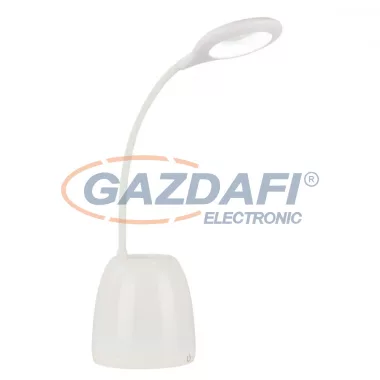 GLOBO 58324 MARGAERY Asztali lámpa, LED 3W, /8x RGB LED 0, 05W /, 5700 K, 155 Lm, műanyag, szilikon