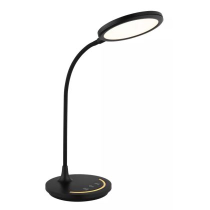   GLOBO 58483 KENNY LED asztali lámpa 12W 230V IP20 1xLED fekete HxSzxM=314x154x383mm 520lm