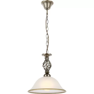 GLOBO 60208H ODIN Függeszték , 60W , E27 , antik réz , üveg