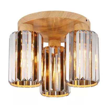   GLOBO 60220346 RUN mennyezeti lámpa 60W 230V IP20 3xE27 fa hatású d=350 mm