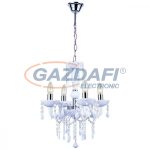   GLOBO 63113-4 CUIMBRA Csillár , 40W , 4x E14 , króm , akril kristályokkal