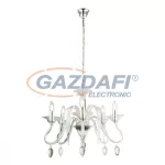 GLOBO 63147-5 SISSY Csillár , 40W , 5x E14 , króm /akril