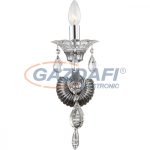   GLOBO 64104-1W Dunja Falikar , 40W , E14 , króm , K9 kristályok , üveg