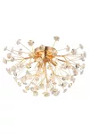 GLOBO 64135D KATRINA LED mennyezeti lámpa 3,50 230V IP20 4xG9 LED arany  d=450 mm 350lm 3000K