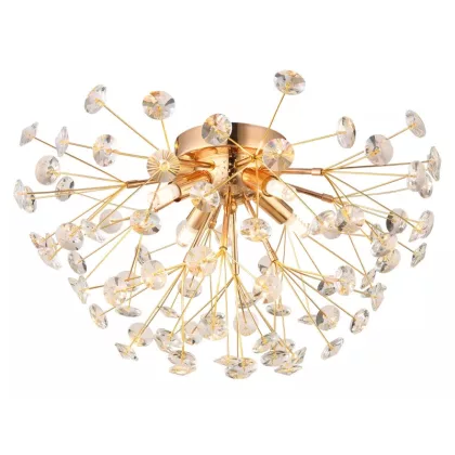   GLOBO 64135D KATRINA LED mennyezeti lámpa 3,50 230V IP20 4xG9 LED arany  d=450 mm 350lm 3000K