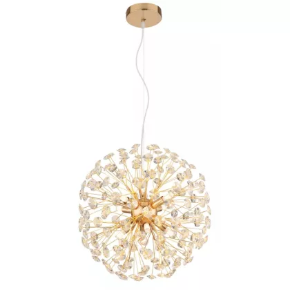   GLOBO 64135H1 KATRINA LED csillár 3,50 230V IP20 8xG9 LED arany  d=400 mm 350lm 3000K