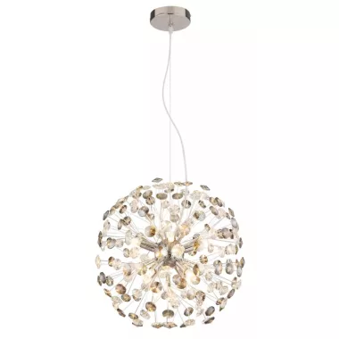 GLOBO 64135H1C KATRINA LED csillár 3,50 230V IP20 8xG9 LED króm d=400 mm 350lm 3000K