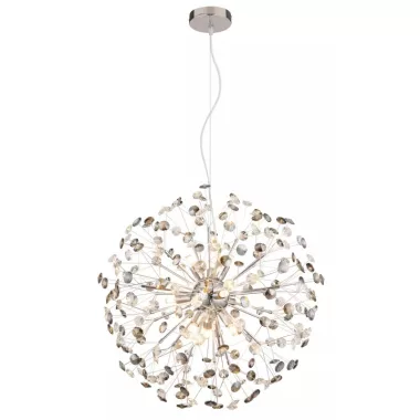 GLOBO 64135H2C KATRINA LED csillár 3,50 230V IP20 9xG9 LED króm d=600 mm 350lm 3000K