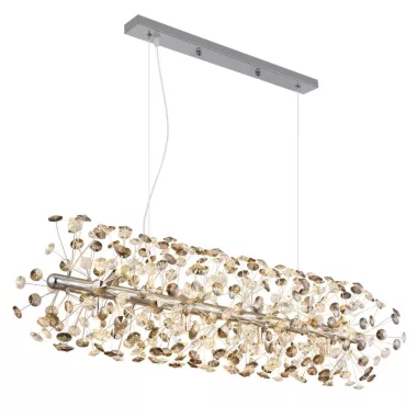 GLOBO 64135H4C KATRINA LED csillár 3,50 230V IP20 12xG9 LED króm HxSzxM=900x300x1500mm 350lm 3000K