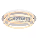   GLOBO 65001D1 EPI Mennyezeti lámpa fém króm váz, akril opál búrával. D:450, H:120, inkl. 1xLED 21W 230V, 1860lm 3000K