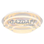   GLOBO 65001D2 EPI Mennyezeti lámpa fém króm váz, akril opál búrával. D:550, H:150, inkl. 1xLED 54W 230V, 3240lm, 3000K