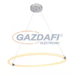   GLOBO 65001H EPI Függeszték króm fém váz akril opál búrával . LxBxH:740x440x1200, inkl. 1xLED 30W 230V, 2100lm 3000K