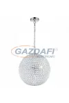 GLOBO 67010-5HLED Beltéri lámpa króm, K9 kristály, G9 LED 3W 230V, 280lm, 3000K, Ø400x1400mm