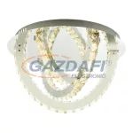   GLOBO 67038-36D Juna Mennyezeti lámpa, 36W, 4000 K, 2100 Lm, K5 kristályok, króm