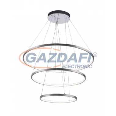 GLOBO 67092-80H Titus Beltéri lámpa, 80W, 3000-6000 K, 50-3200 Lm, műanyag, króm/nikkel matt