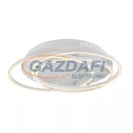   GLOBO 67097-40W WITTY Mennyezetlámpa fém fehér, akril borítással a fényforrás körül. Ø:545, H:95, inkl. 1xLED 40W 230V, 2000lm, 3000K