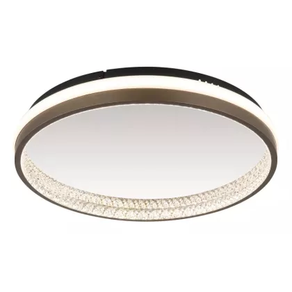   GLOBO 67179D DELLA LED mennyezeti lámpa 40W 230V IP20 1xLED fekete d=397 mm 1790lm